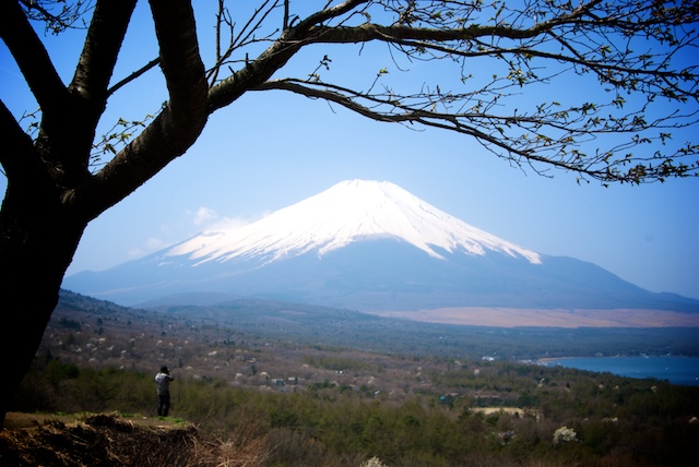 Snow-capped Fuji